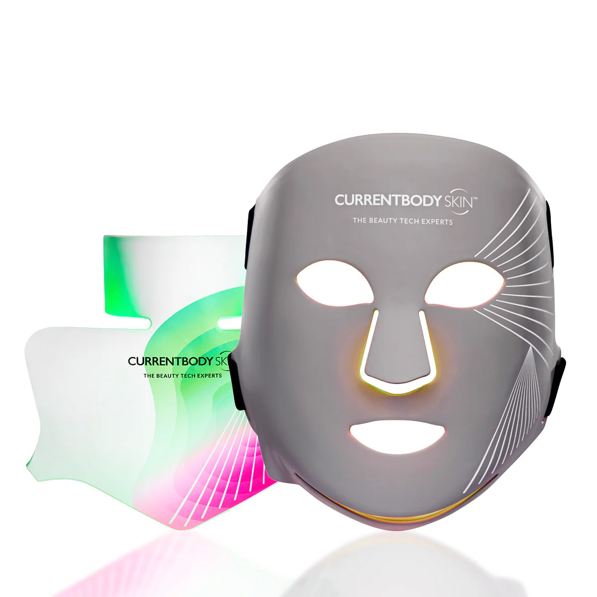 CurrentBody Skin LED Multi-Licht Therapie Maske & LED Aufhellende Hals & Dekolleté Maske